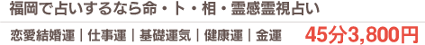 鑑定料金が激安の45分3800円